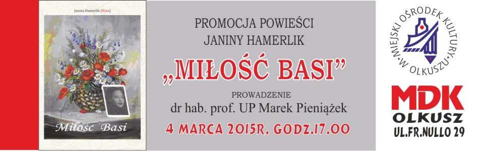 Zaproszenie – wieczór autorski Janiny Hamerlik
